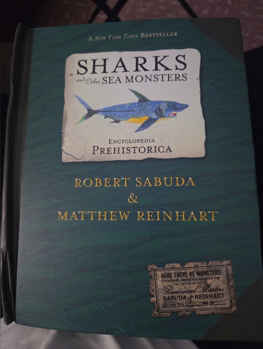 Robert Sabuda Sharks & Other Sea Monsters Pop-Up Book Encyclopedia Prehistorica